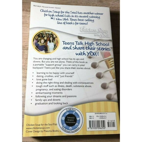 Chicken Soup for the Soul Older Teen Talk High School Book 101 Stories Life Love - Picture 2 of 5
